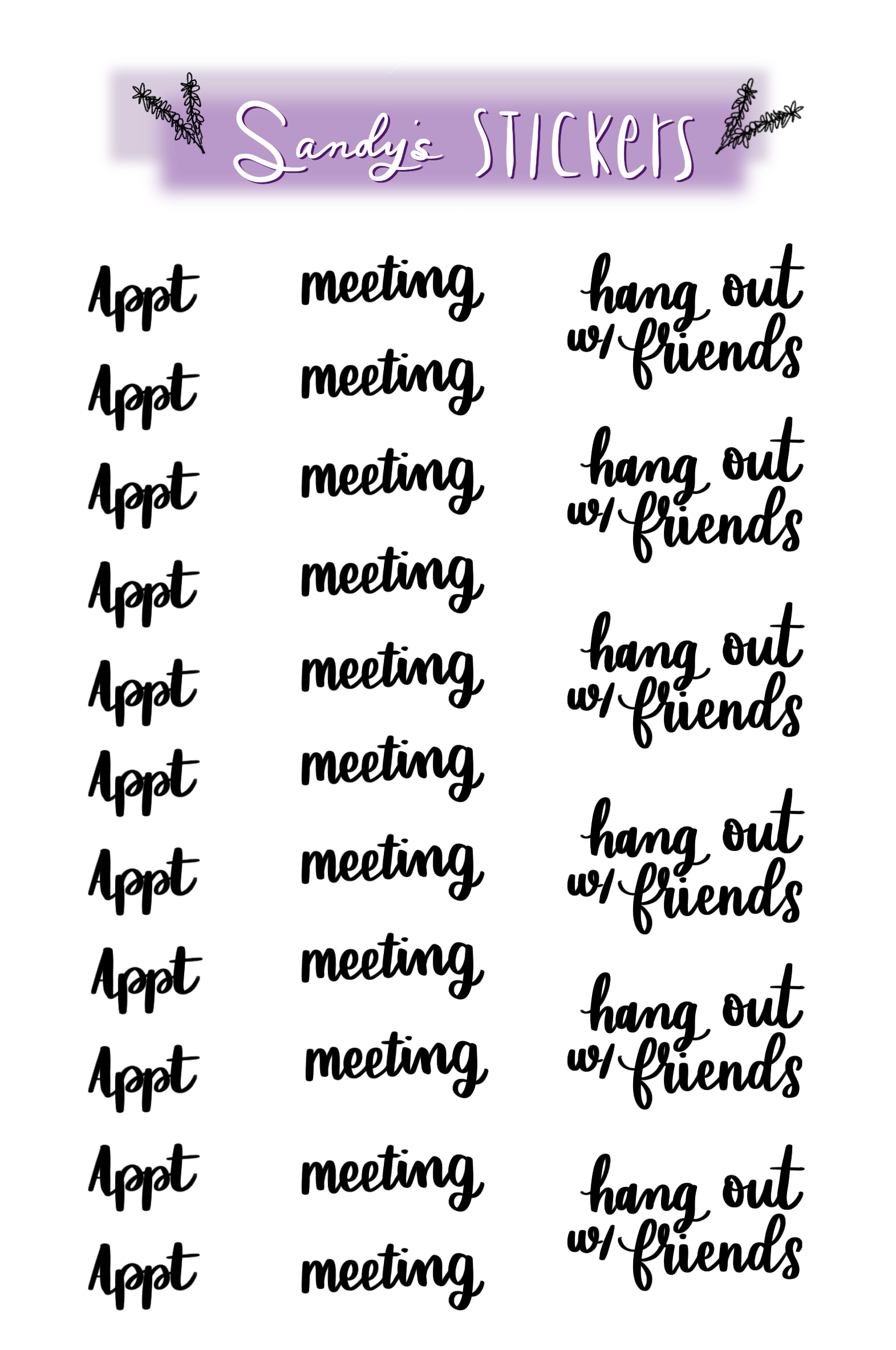 Appointments, Meetings & Get Together Script