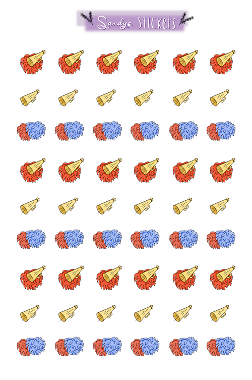 Cheerleading Mini Icons