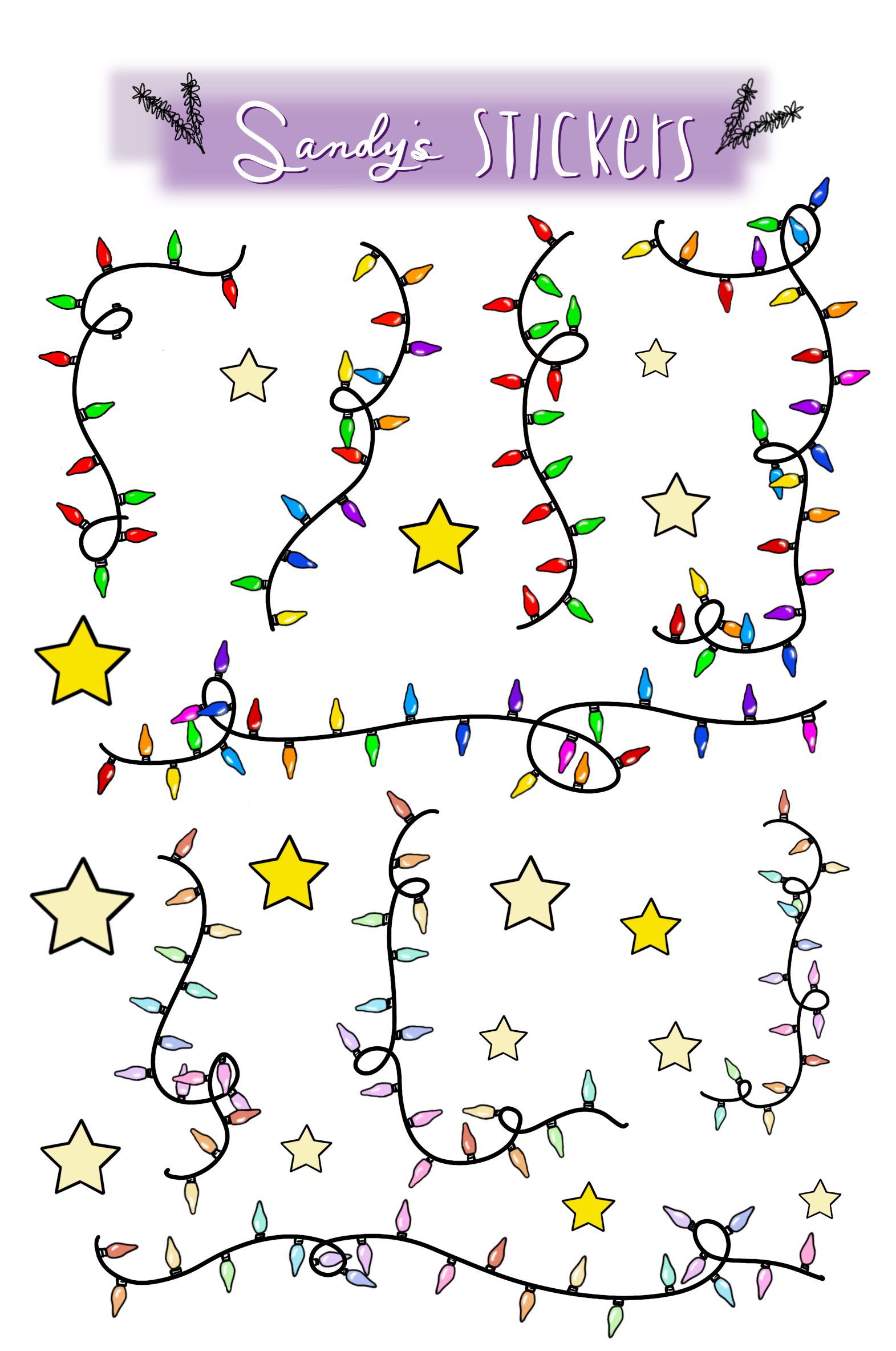 Christmas Lights & Stars