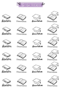 Dissertation Icons