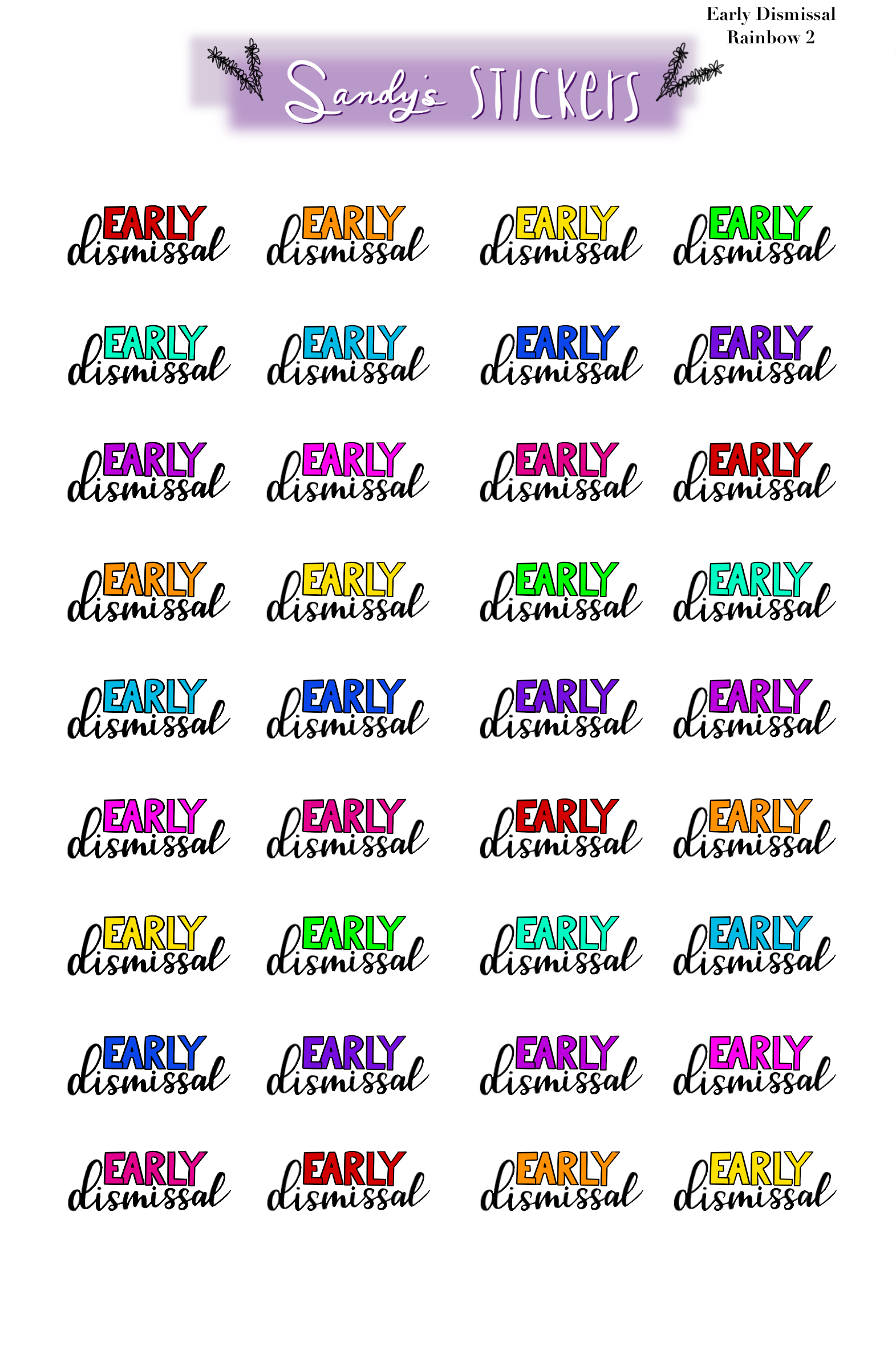 Early Dismissal Script
