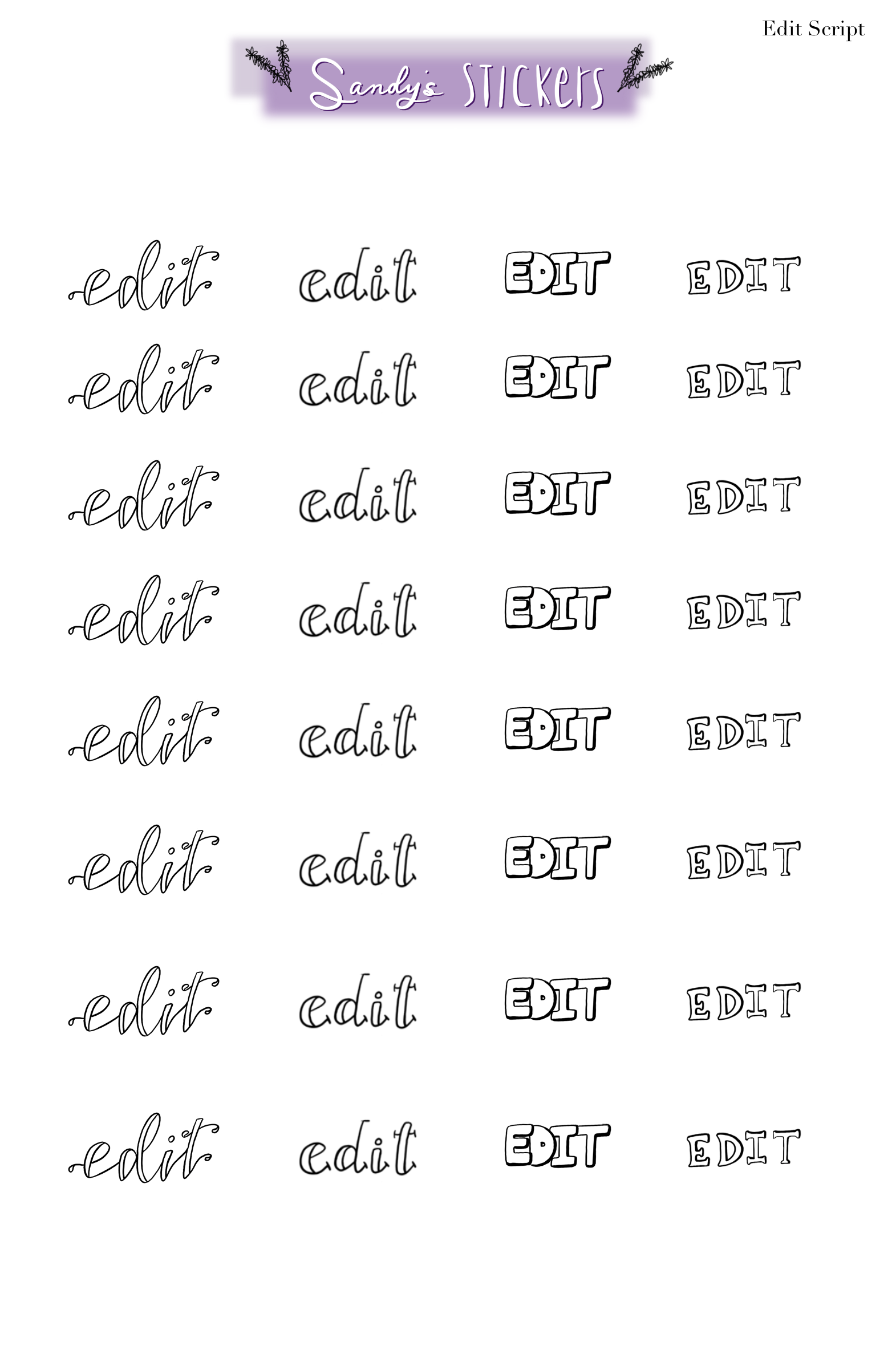 Edit Script