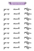 Errands Script