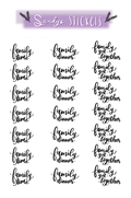 Family Script