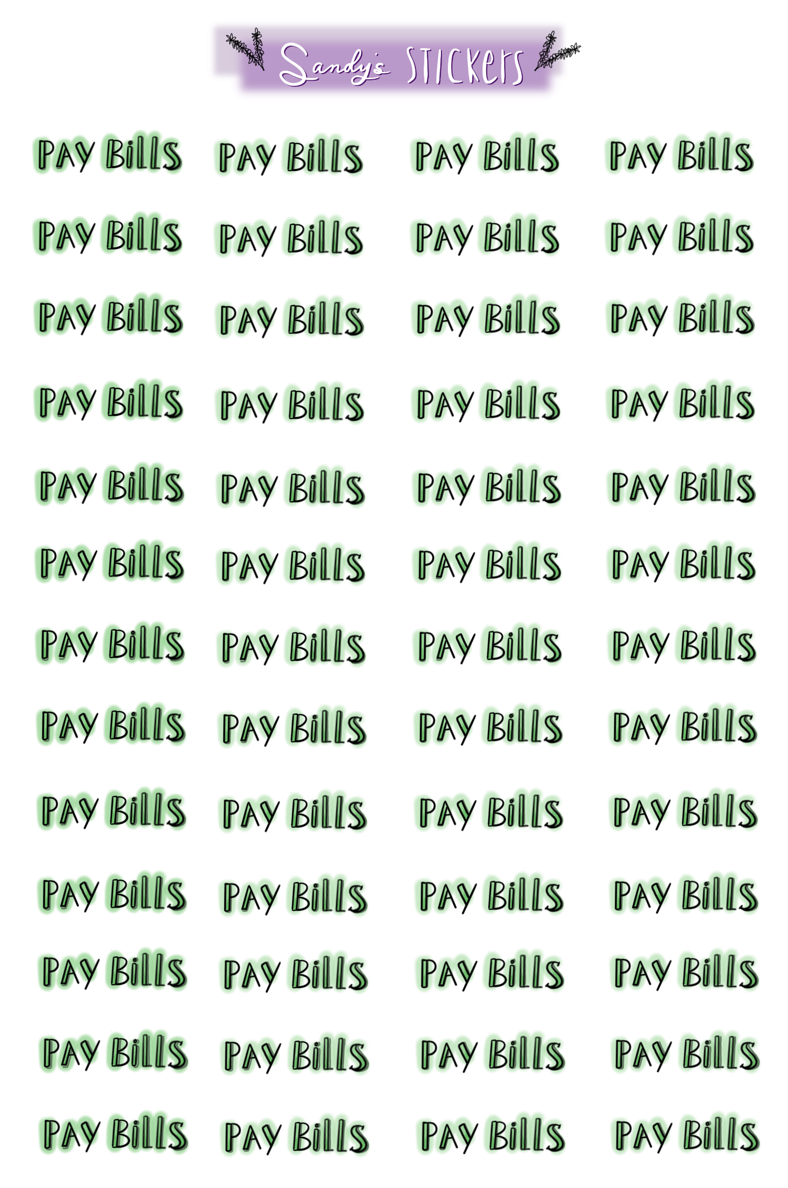 Pay Bills Script