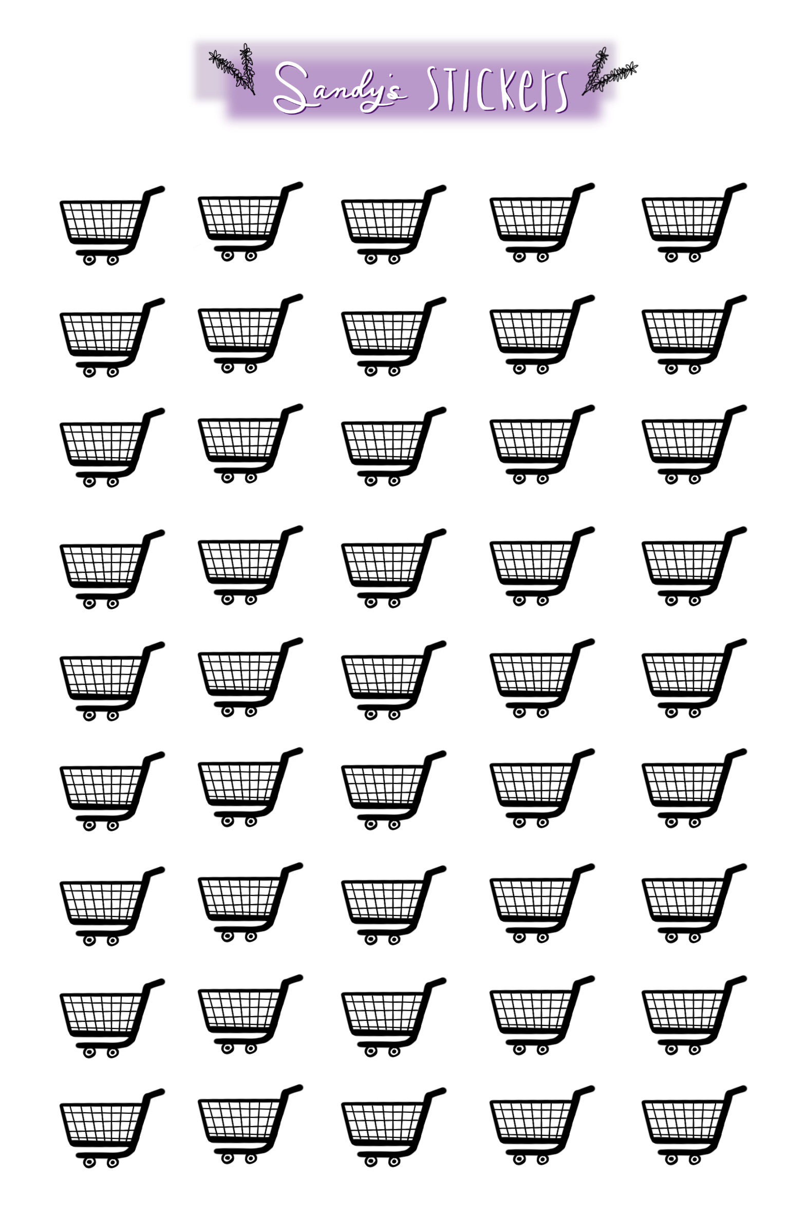 Grocery Cart Icon