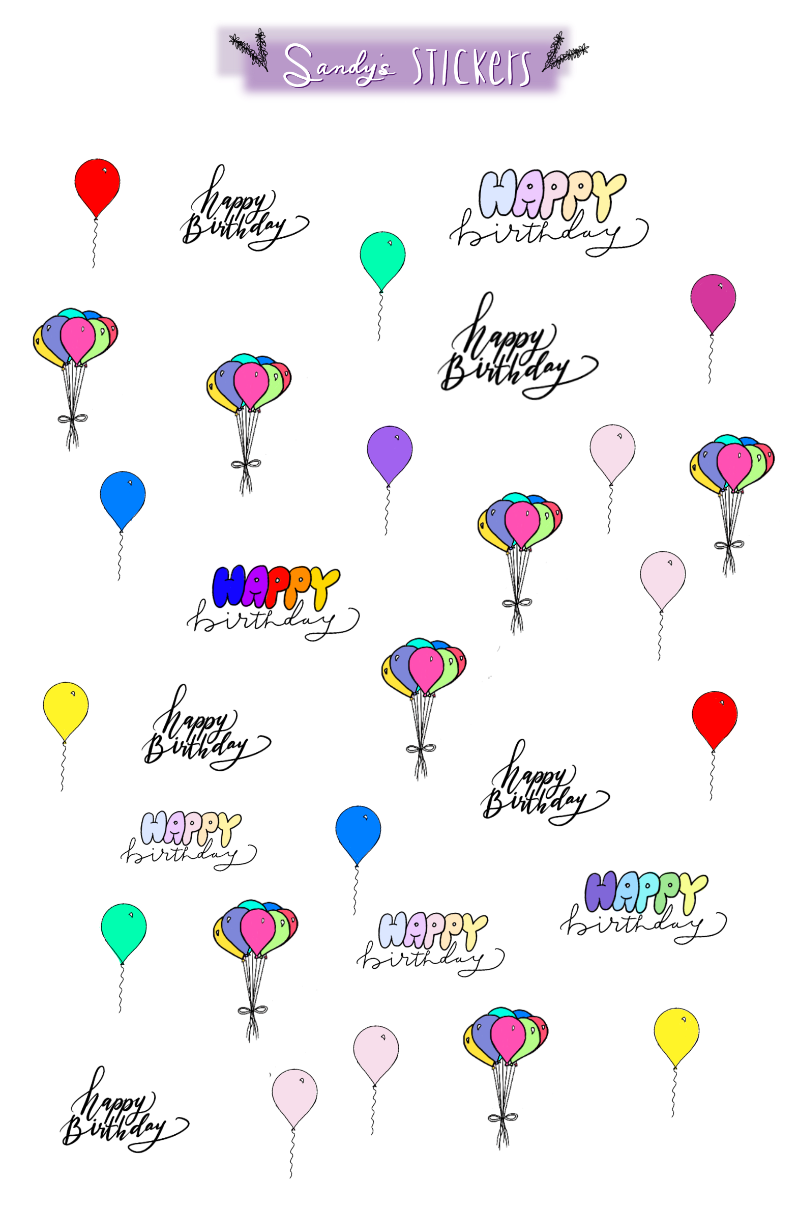 Happy Birthday Icons