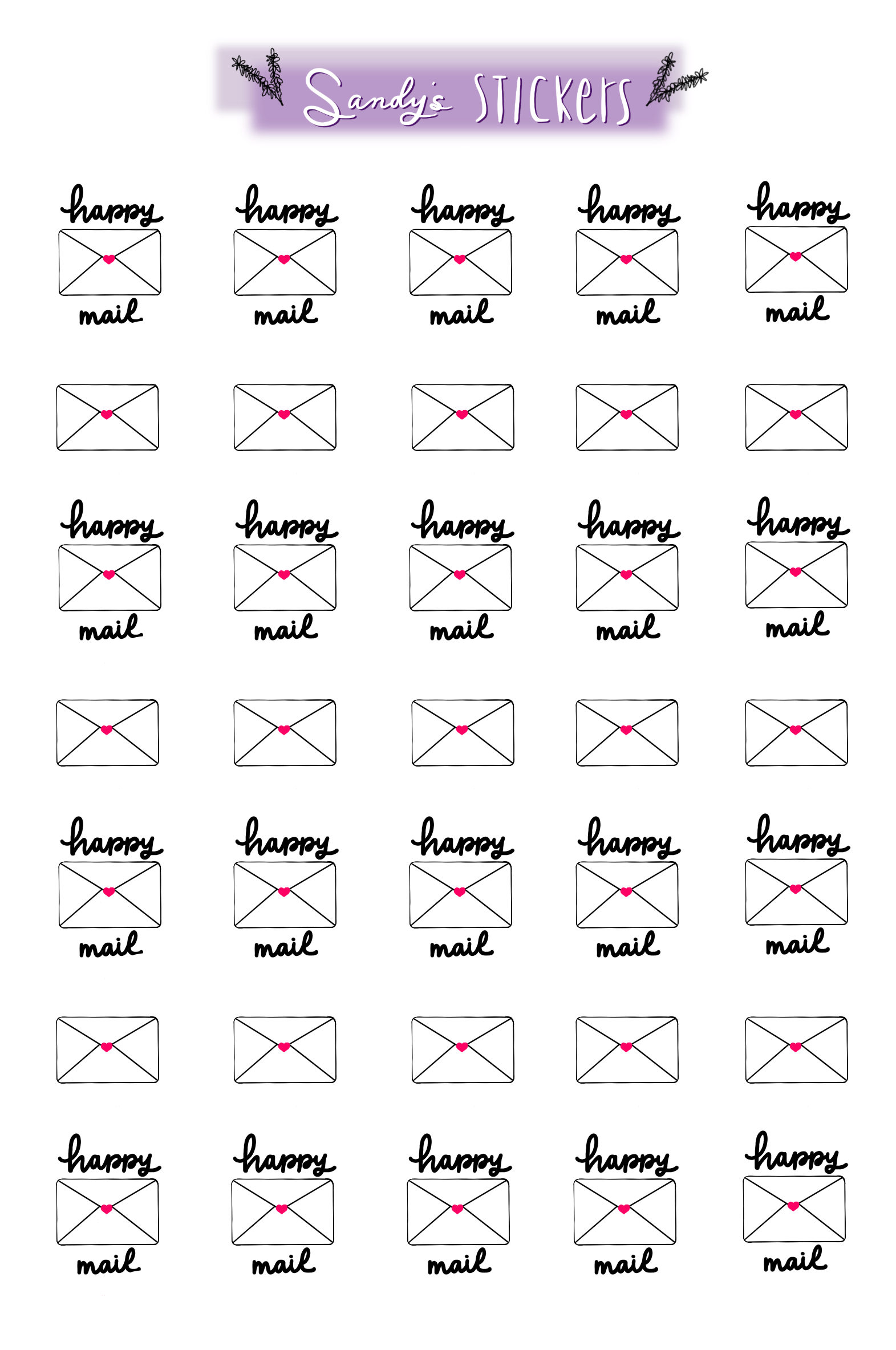 Happy Mail Icons