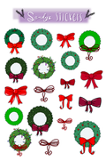 Holiday Wreaths & Bows