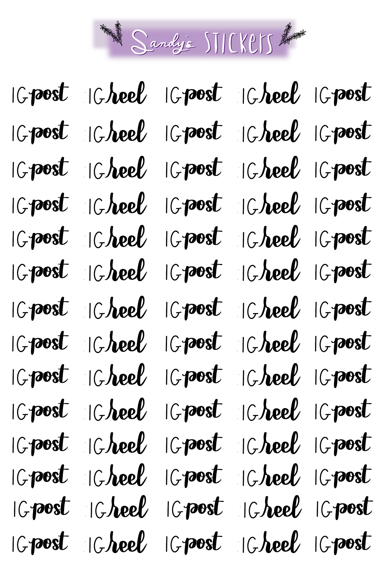 IG Post Script
