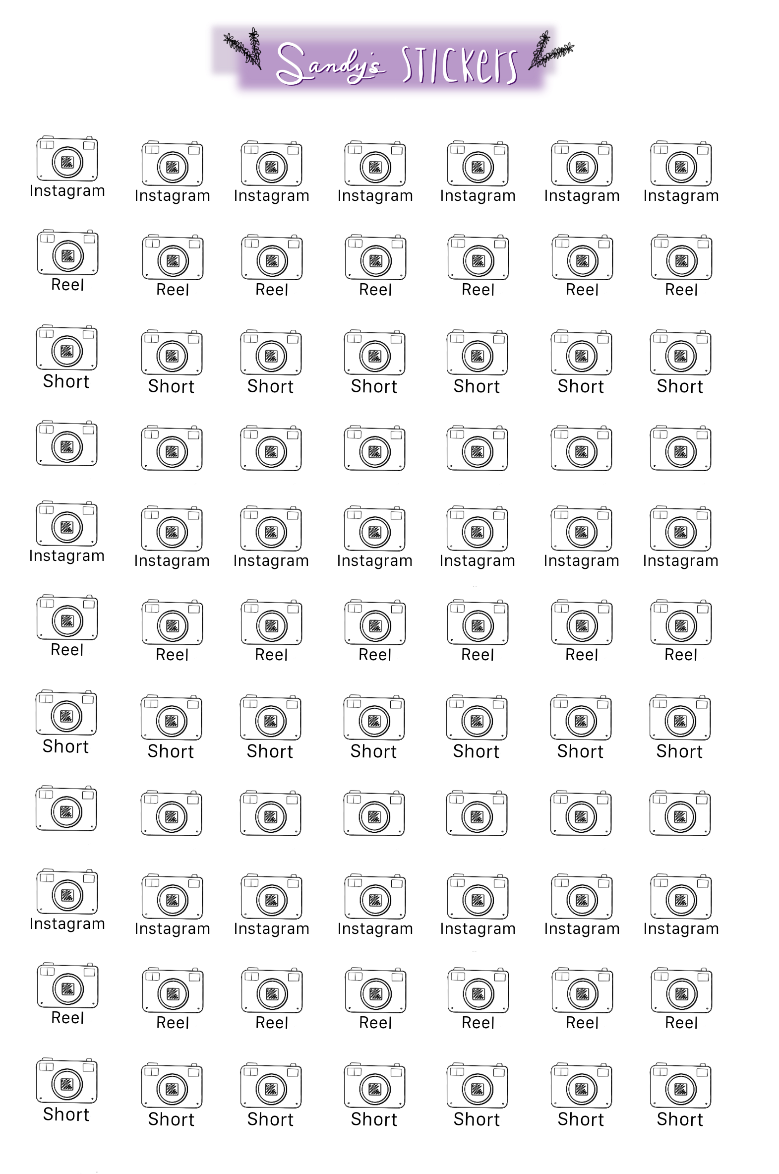 Instagram Icons