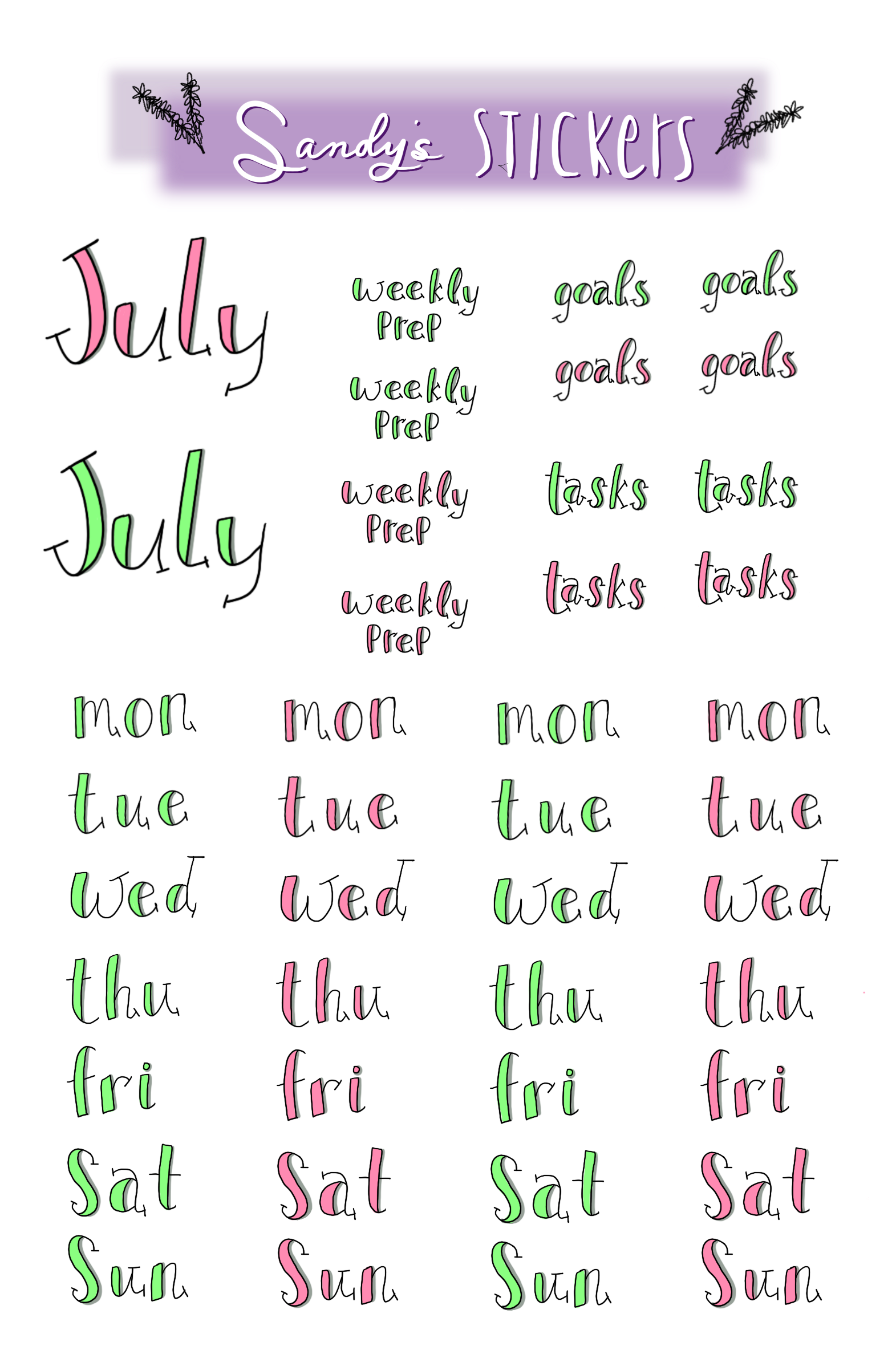 July Monthly Kit