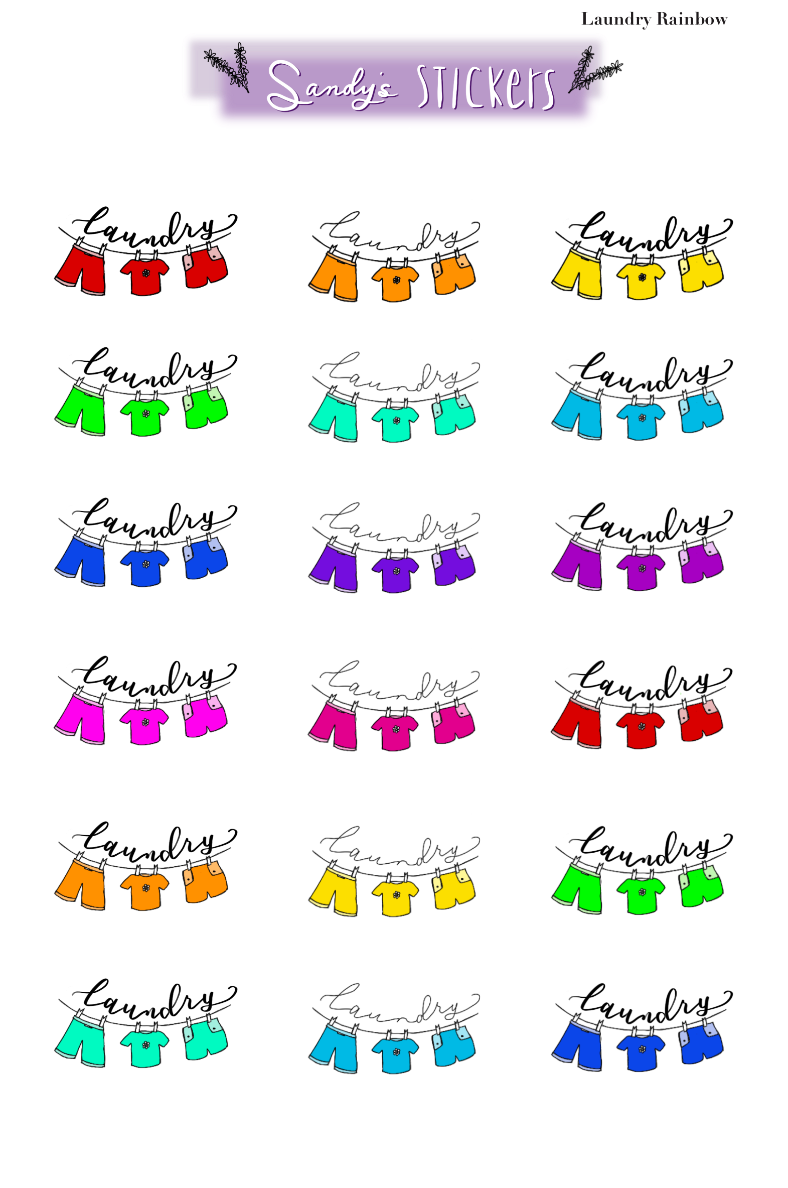 Laundry Icons