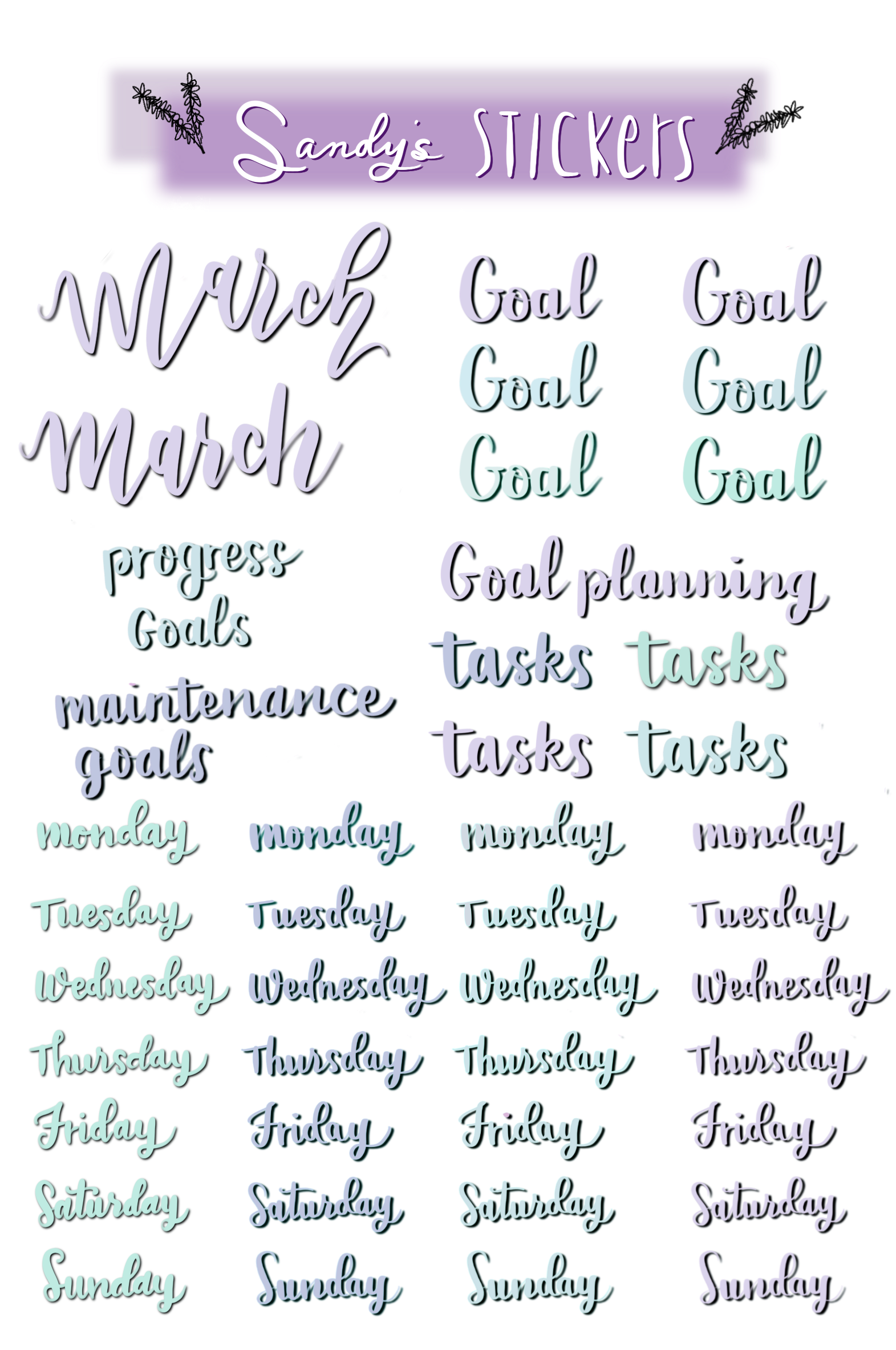 March Monthly Kit