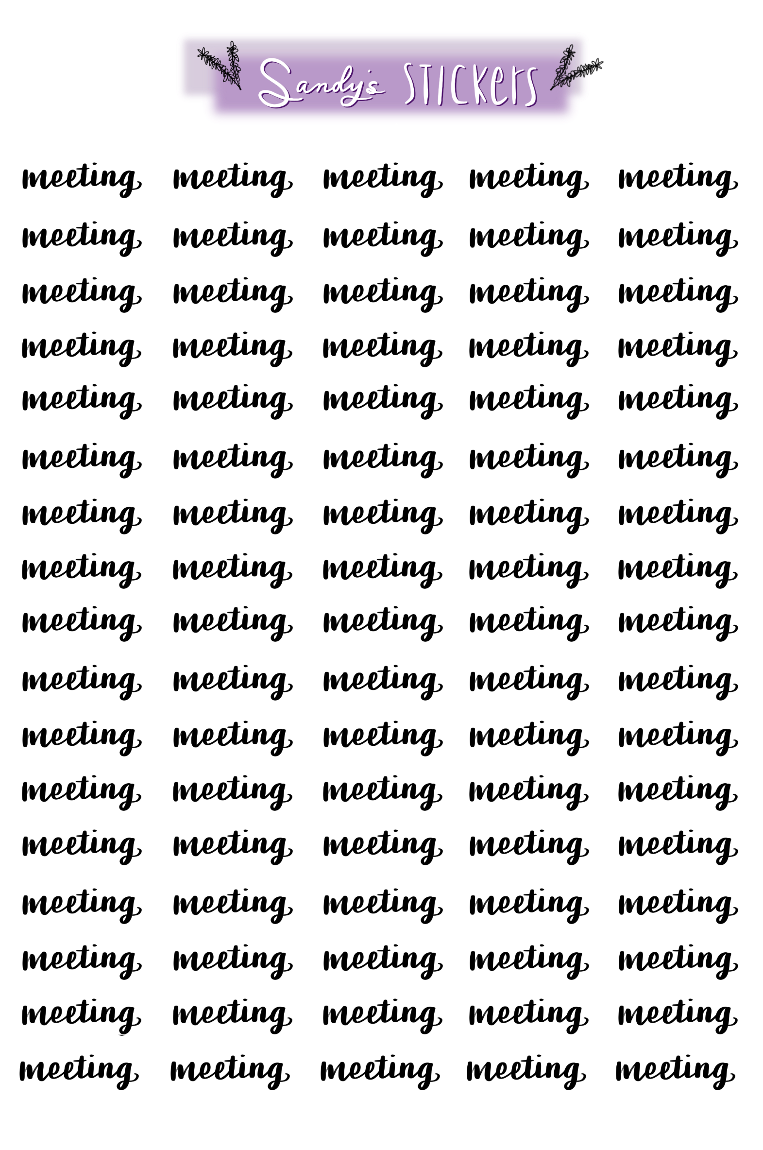 Meeting Script