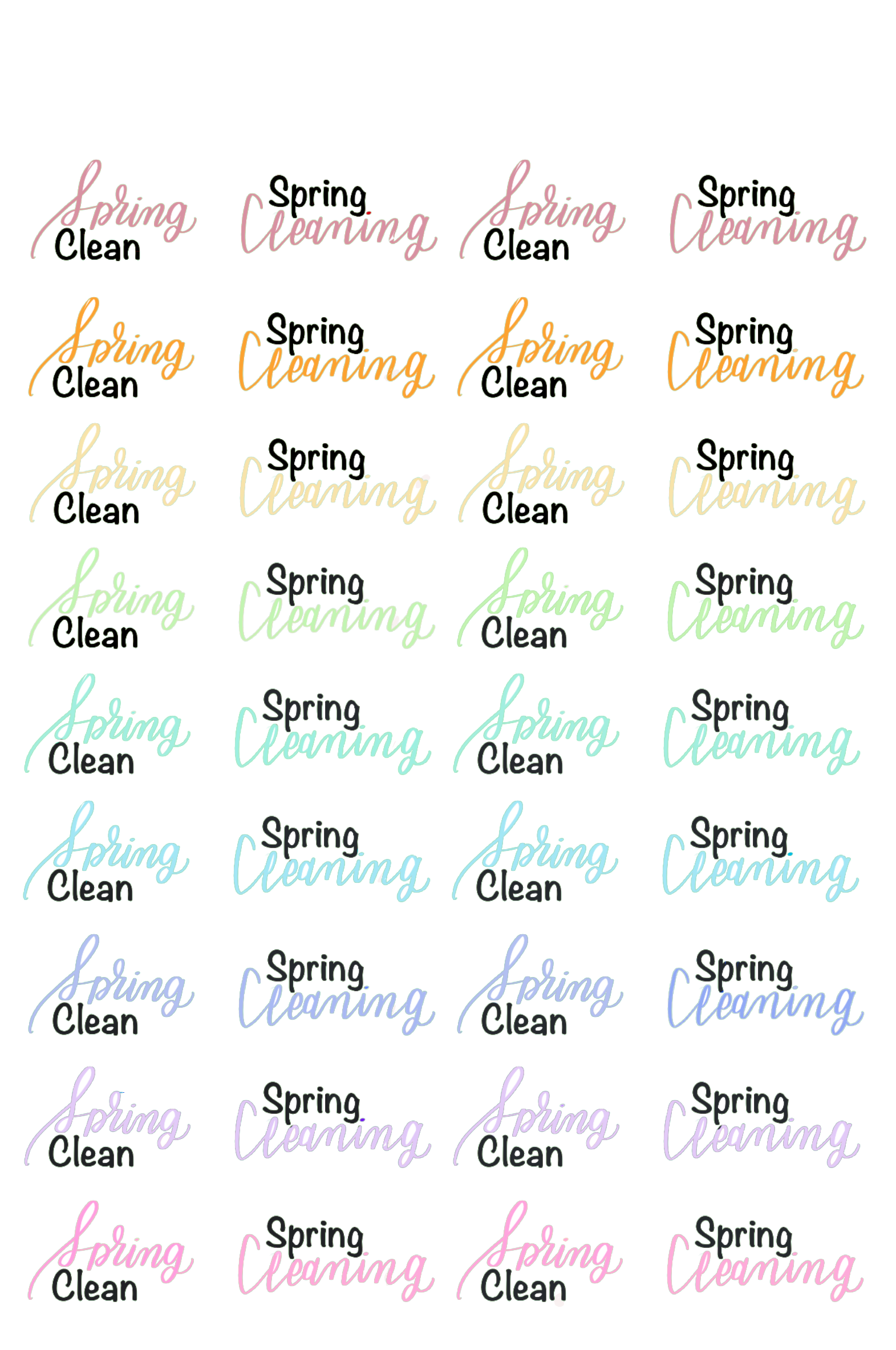 Spring Clean Script