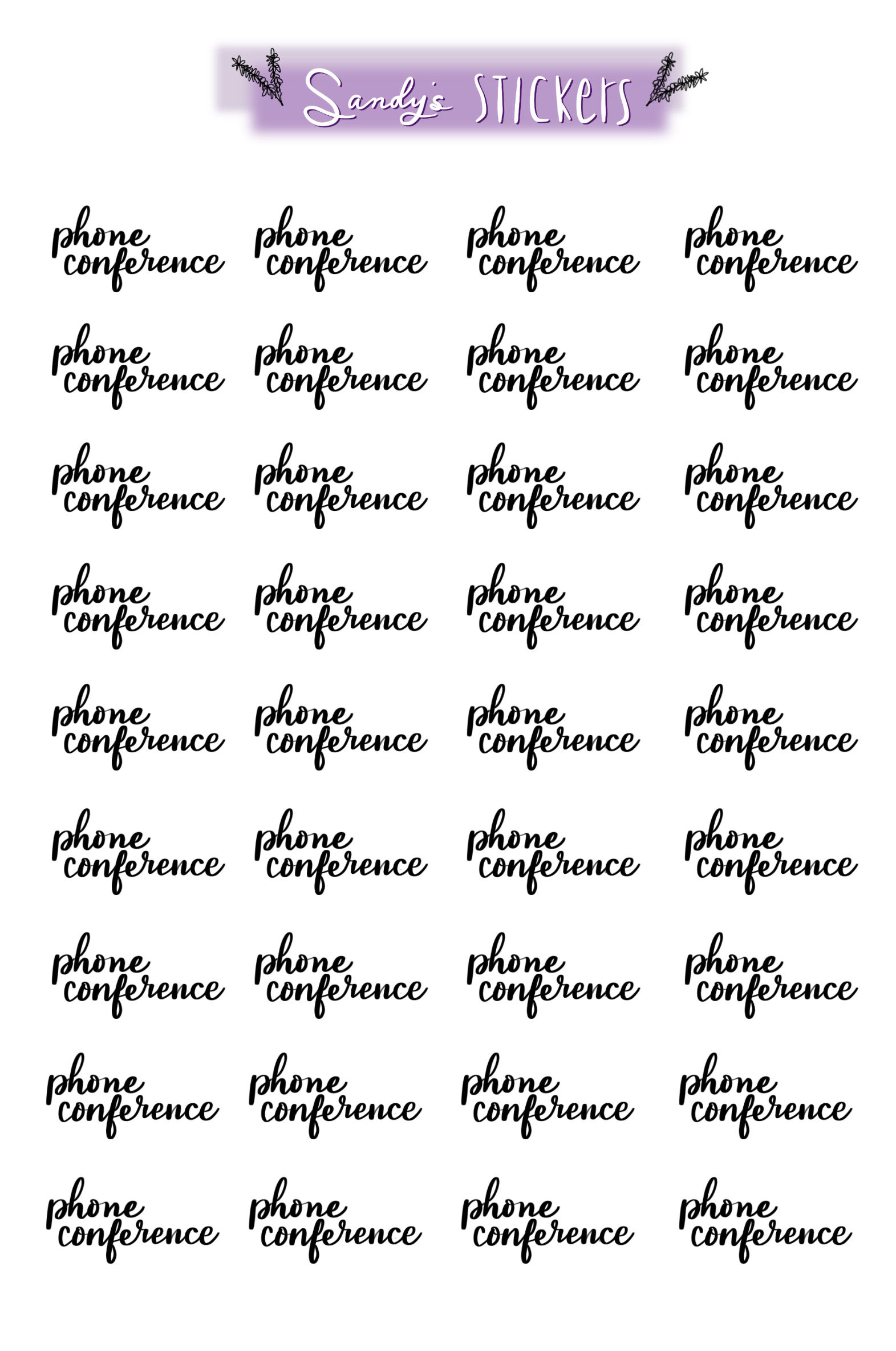 Phone Conference Script