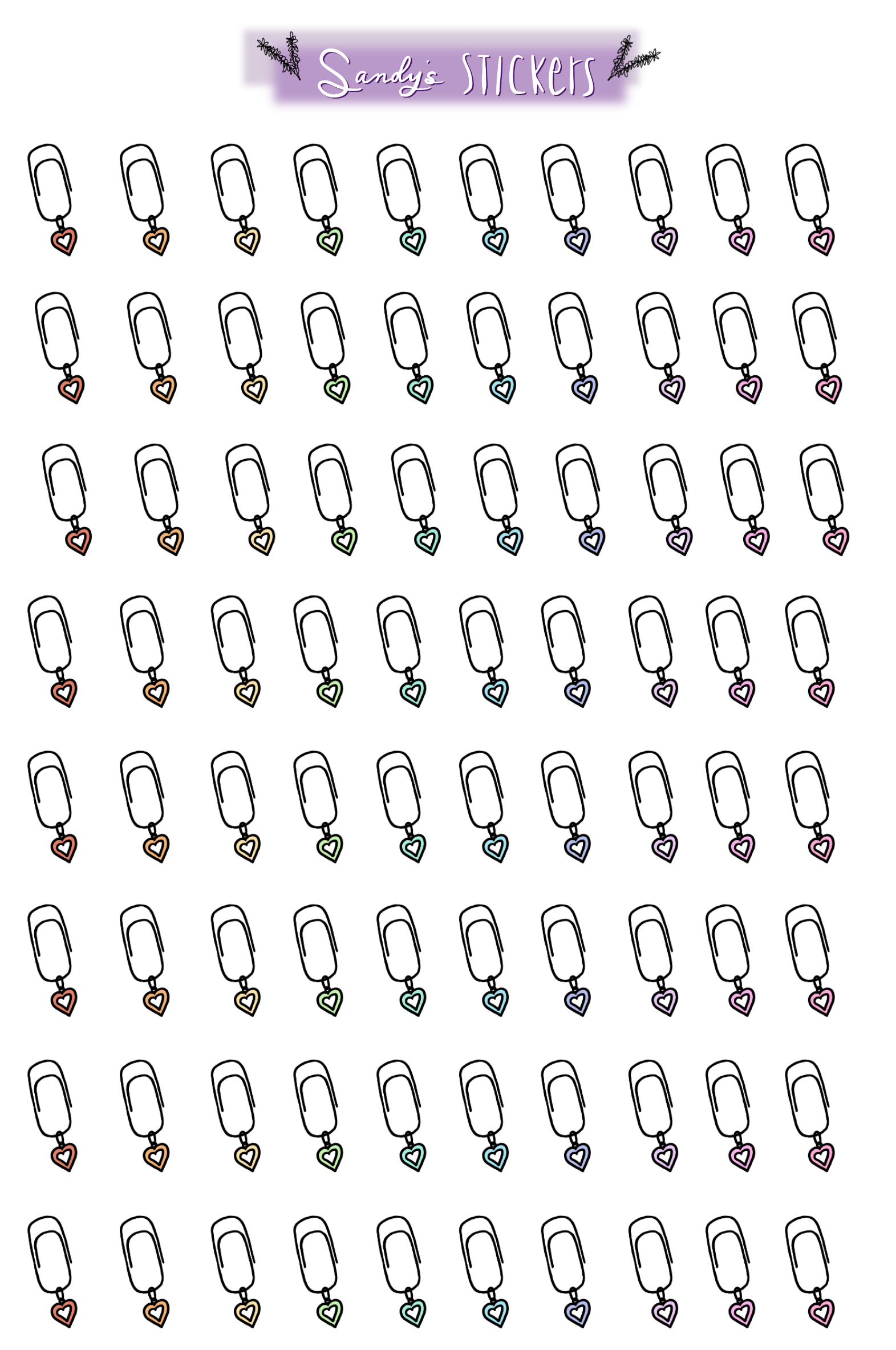 Planner Charm Icons