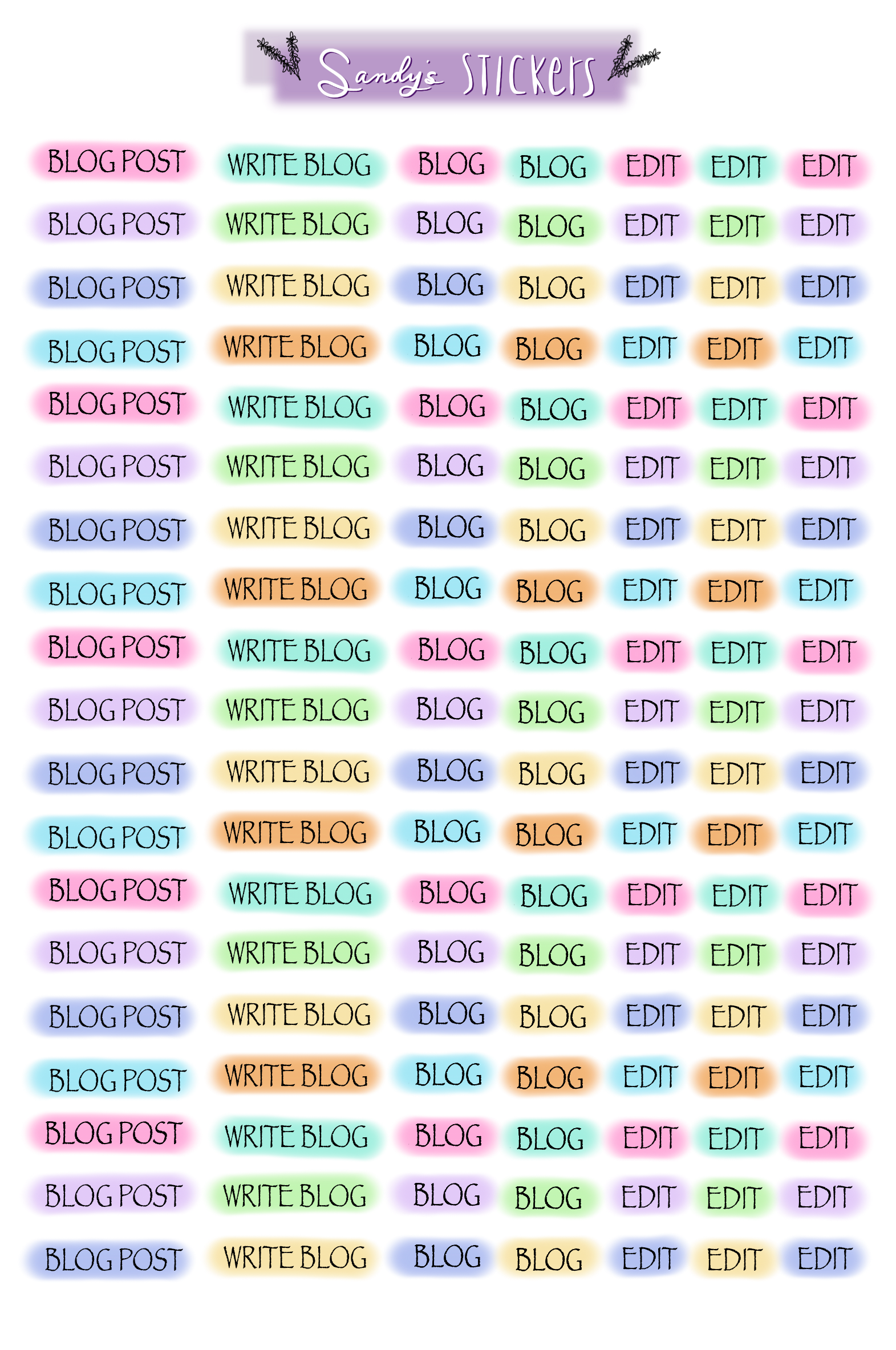 Rainbow Blog Script