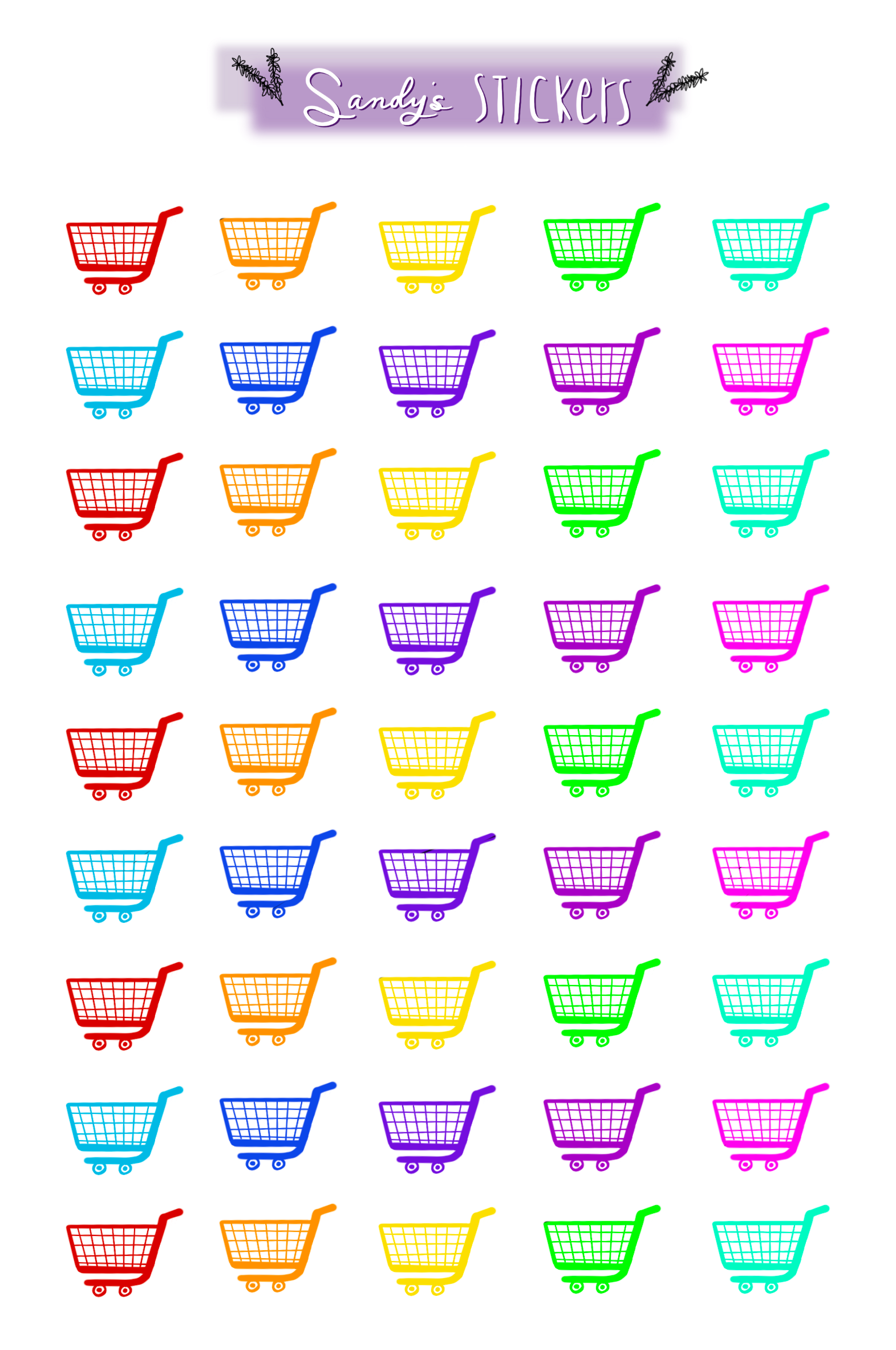 Grocery Cart Icon