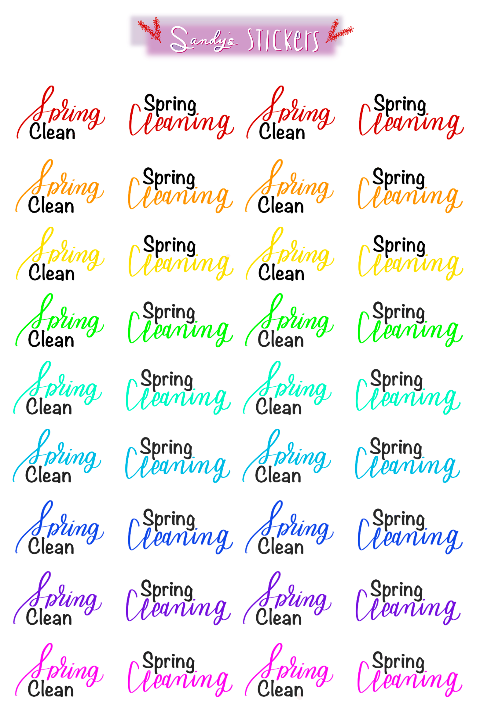 Spring Clean Script