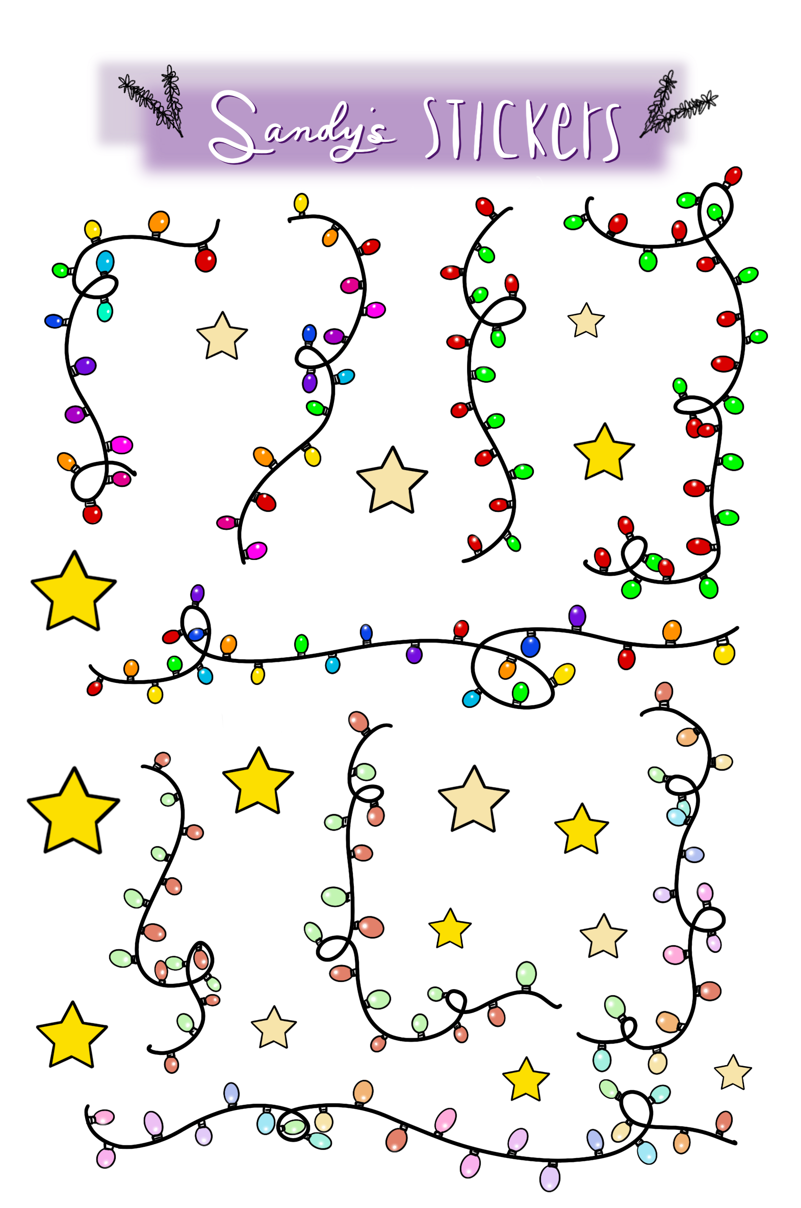 Christmas Lights & Stars