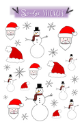 Santa's & Snowmen