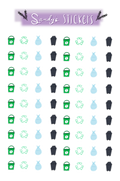Garbage & Recycle Icons