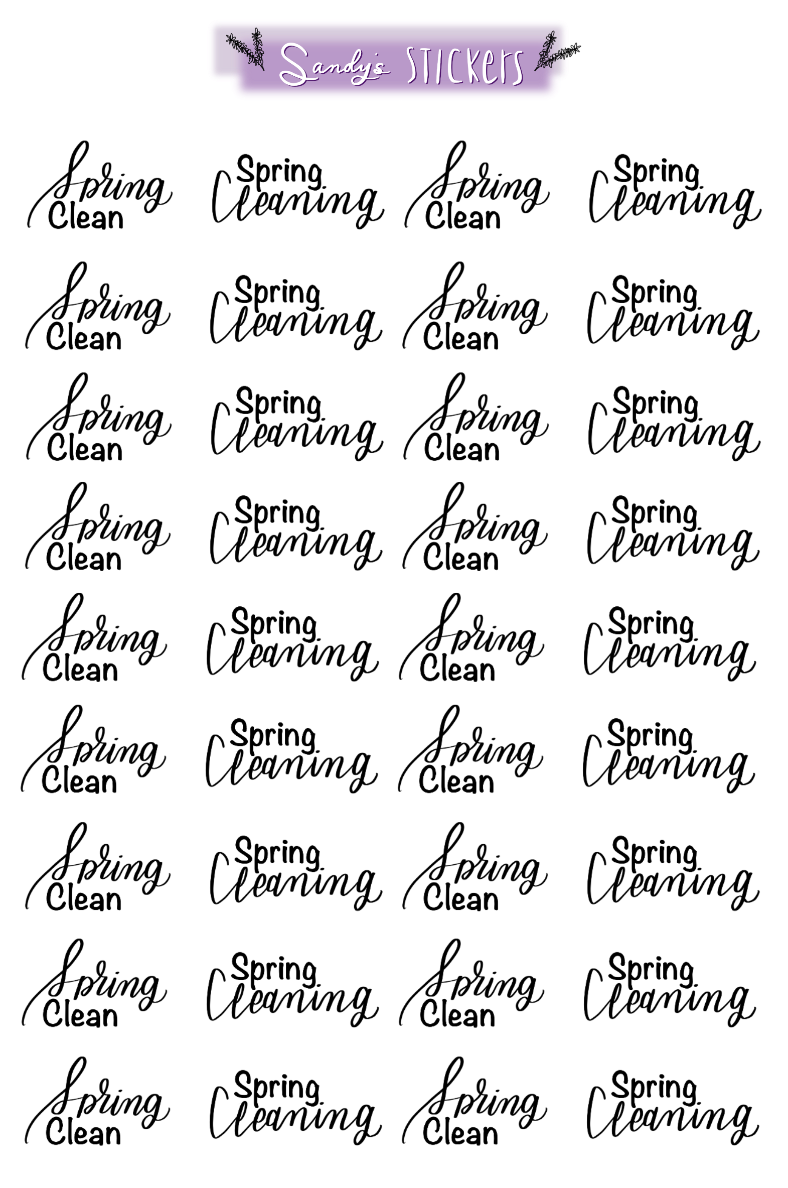 Spring Clean Script