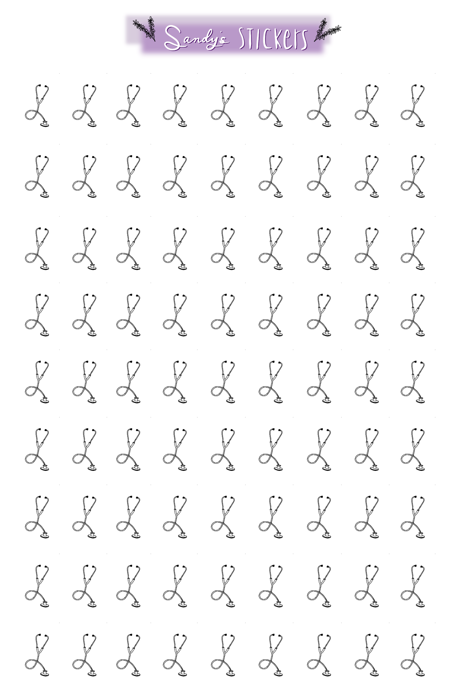Stethoscope Mini Icons