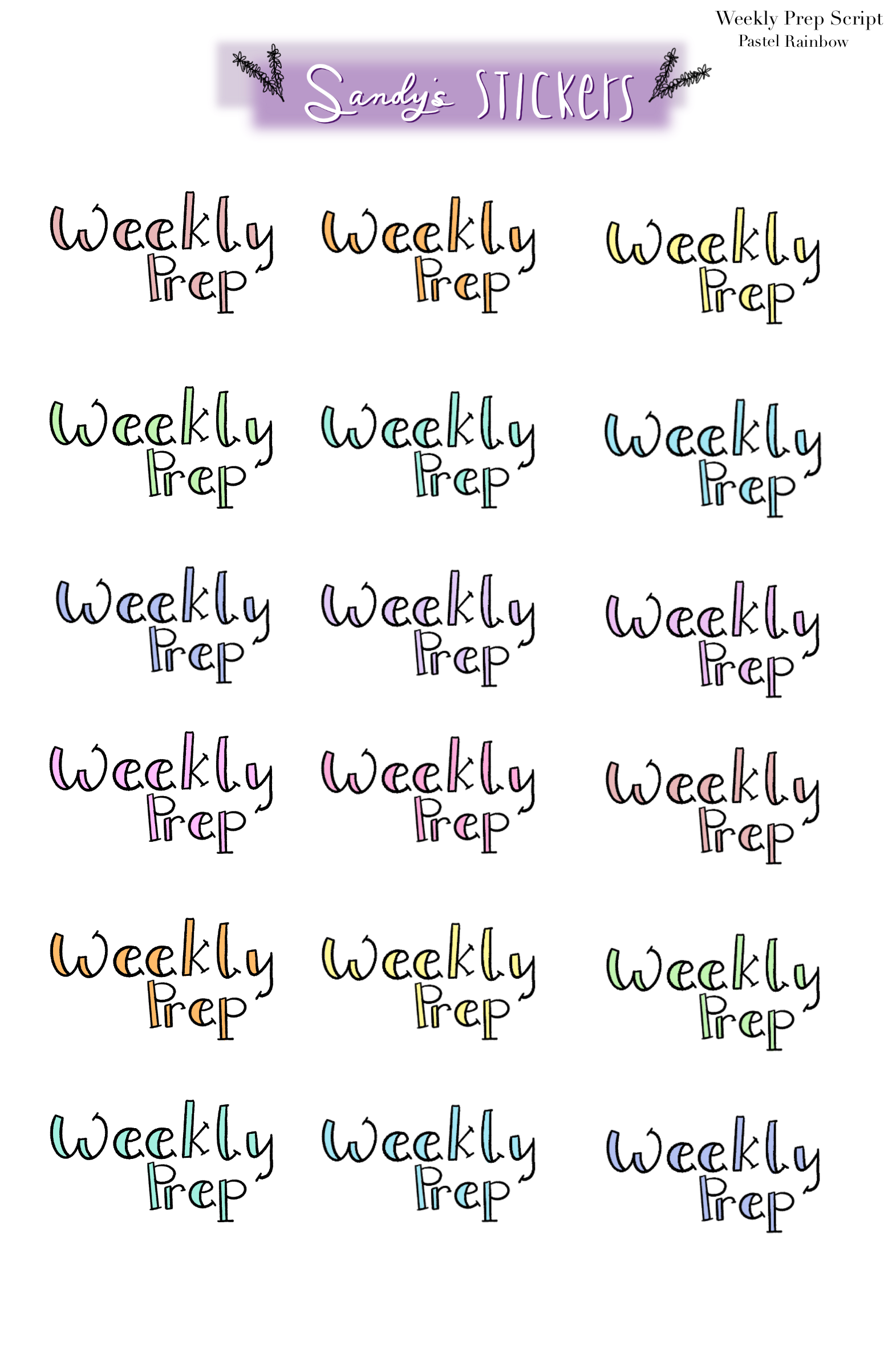 Weekly Prep Script