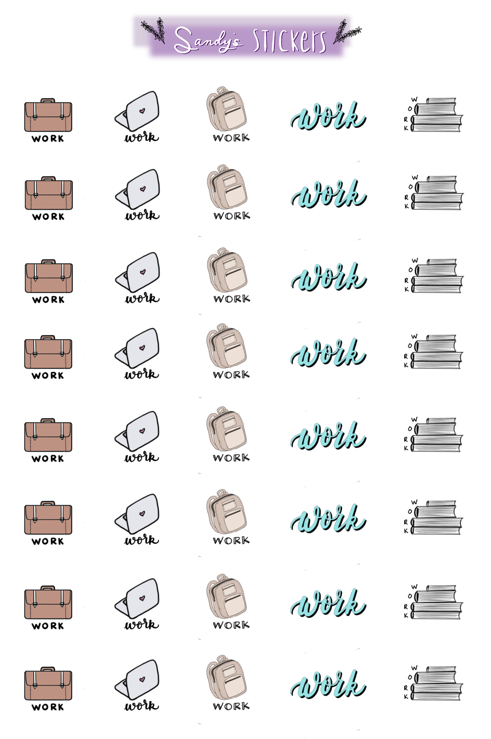 Work Icons